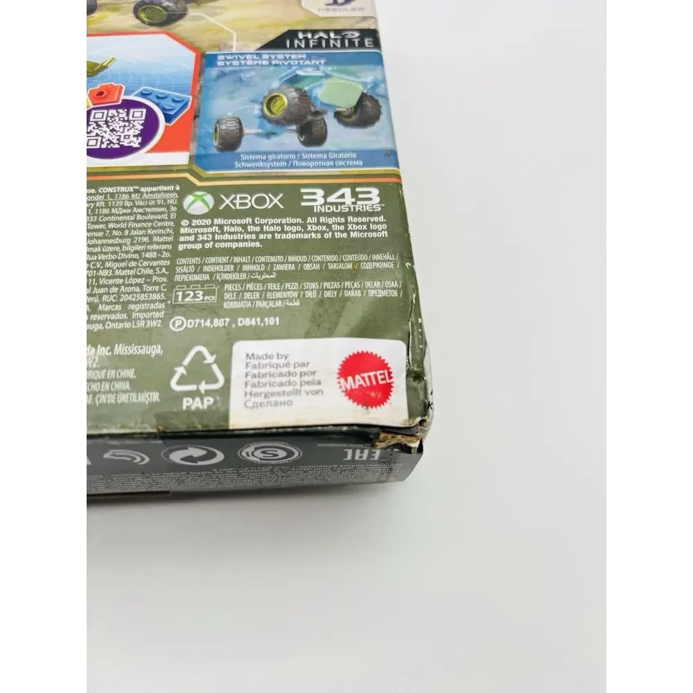 New. Halo Infinite MegaConstrux Recon Getaway Set Figures & Weapons 2in1 Sealed